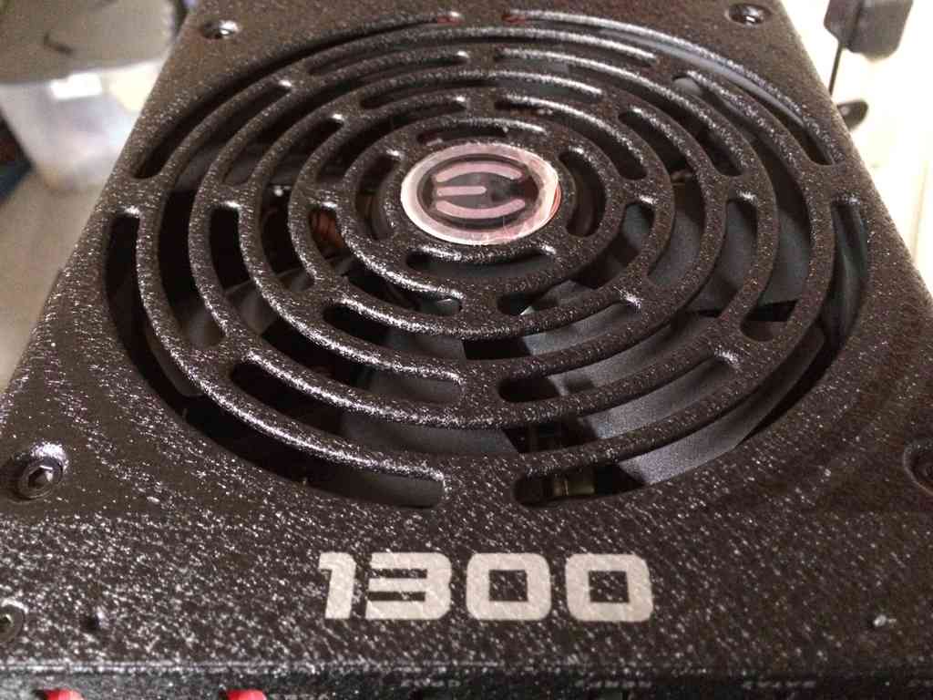 EVGA SuperNOVA 1300 watt 80+ gold power supply for 2013 mining machine