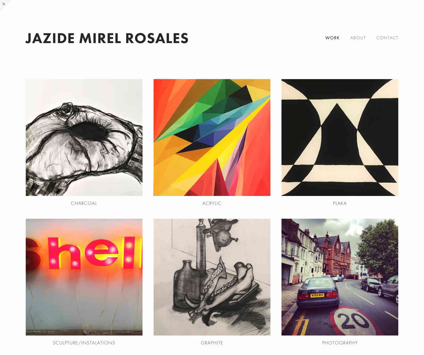 Artist Jazide Rosales homepage
