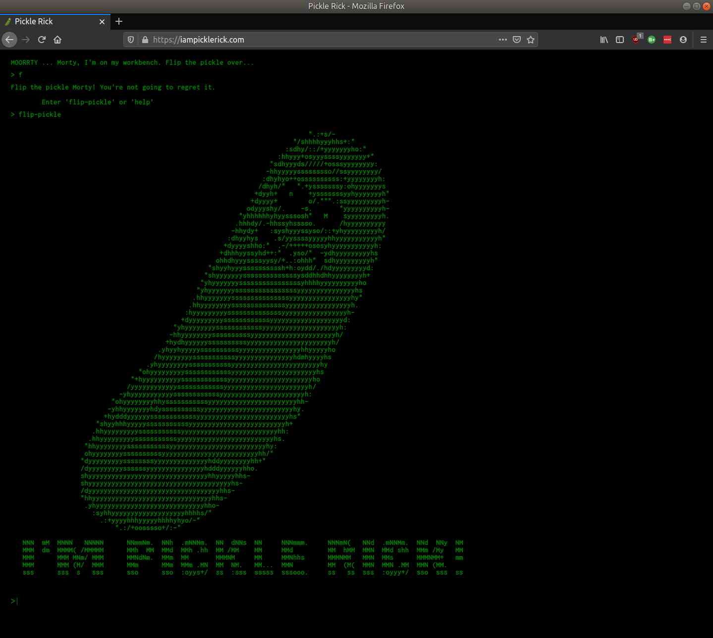 I am Pickle Rick